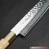 Sakai Takayuki Sujihiki Knife Stainless Damascus 45 Layer 240mm (9.4″) with Wa-Handle