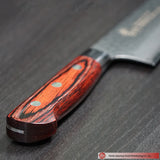 Sakai Takayuki Gyuto 210mm Knife Damascus Hammered VG 10 Steel