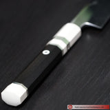 SHIRO MIZU HONYAKI YANAGI SPECIAL EBONY HANDLE w/URUSHI COATED SAYA