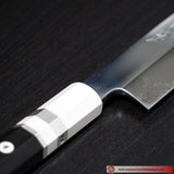 SHIRO MIZU HONYAKI YANAGI SPECIAL EBONY HANDLE w/URUSHI COATED SAYA