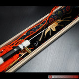 SHIRO MIZU HONYAKI YANAGI SPECIAL EBONY HANDLE w/URUSHI COATED SAYA