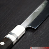 SHIRO MIZU HONYAKI YANAGI SPECIAL EBONY HANDLE w/URUSHI COATED SAYA