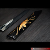 SHIRO MIZU HONYAKI YANAGI SPECIAL EBONY HANDLE w/URUSHI COATED SAYA