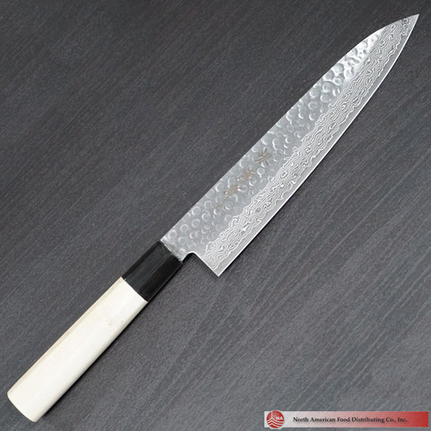 Sakai Takayuki Gyuto Knife Stainless Damascus 45 Layer 210mm (8.2″) Wa-Handle